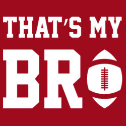 That's My Bro - Youth Long Sleeve Jersey Tee Design