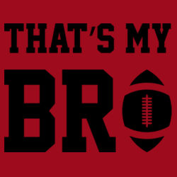 That's My Bro - Youth Long Sleeve Jersey Tee Design