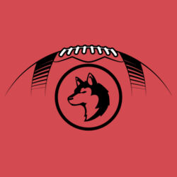 NP Huskies - Unisex Triblend Three-Quarter Sleeve Raglan Design