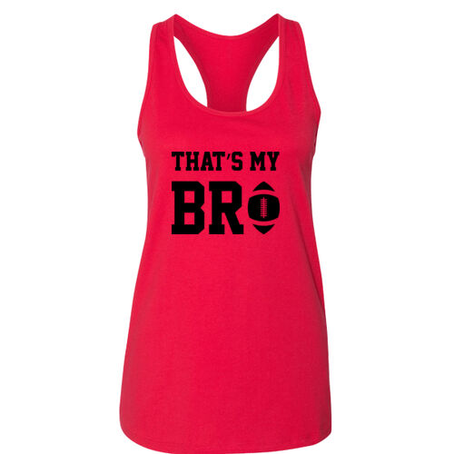 That's My Bro - Women's Jersey Racerback Tank Thumbnail