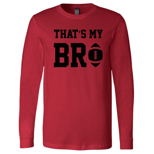 That's My Bro - Long Sleeve Jersey Tee Thumbnail