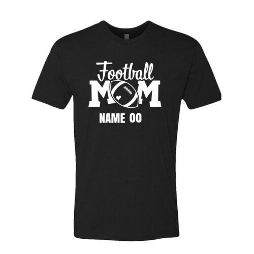 Football Mom - Premium Fitted CVC Crew Thumbnail